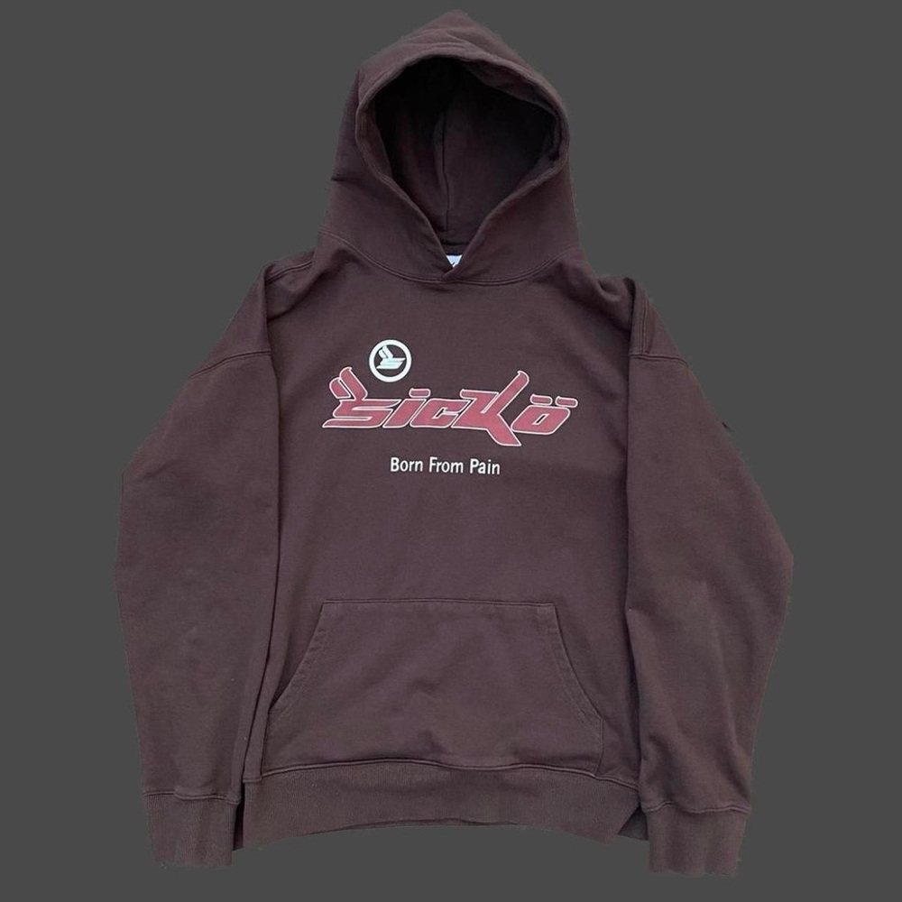 Rare Sicko Brown Born From Pain hoodie